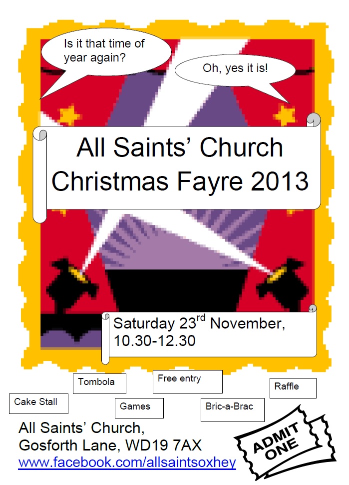 Christmas Fayre 2013 - Panto Theme