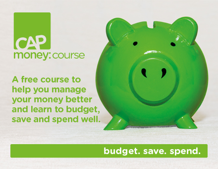 CAP money coaching course Advert